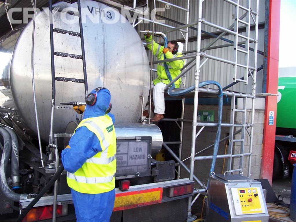 Reinigung von Tankfahrzeugen