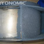 Stahlbau entlacken mit Trockeneis