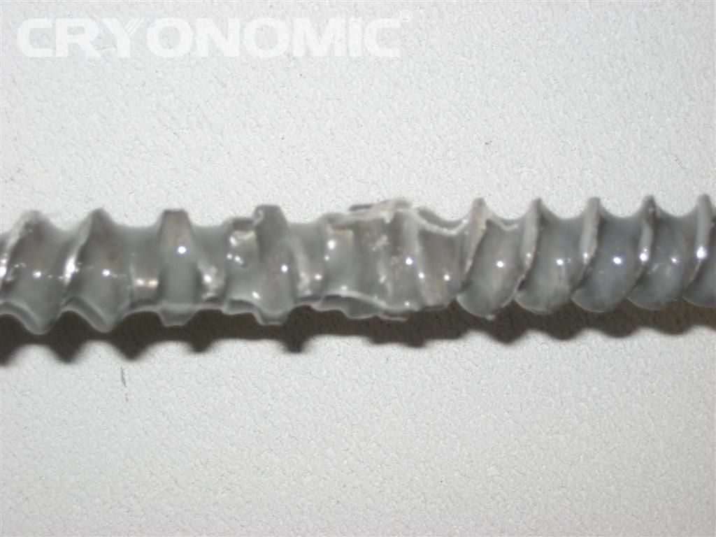 Extruder vor der Trockeneisreinigung mit Cryonomic