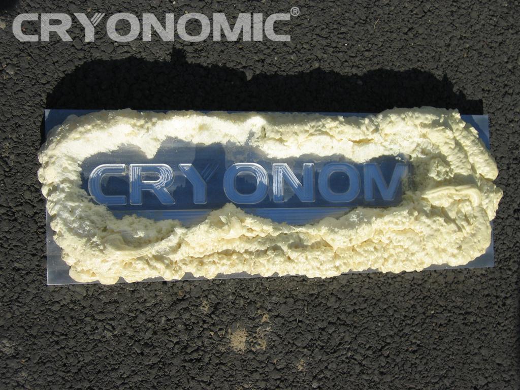 Bauschaum ohne Mühe mit CRYONOMIC Maschinen entfernen