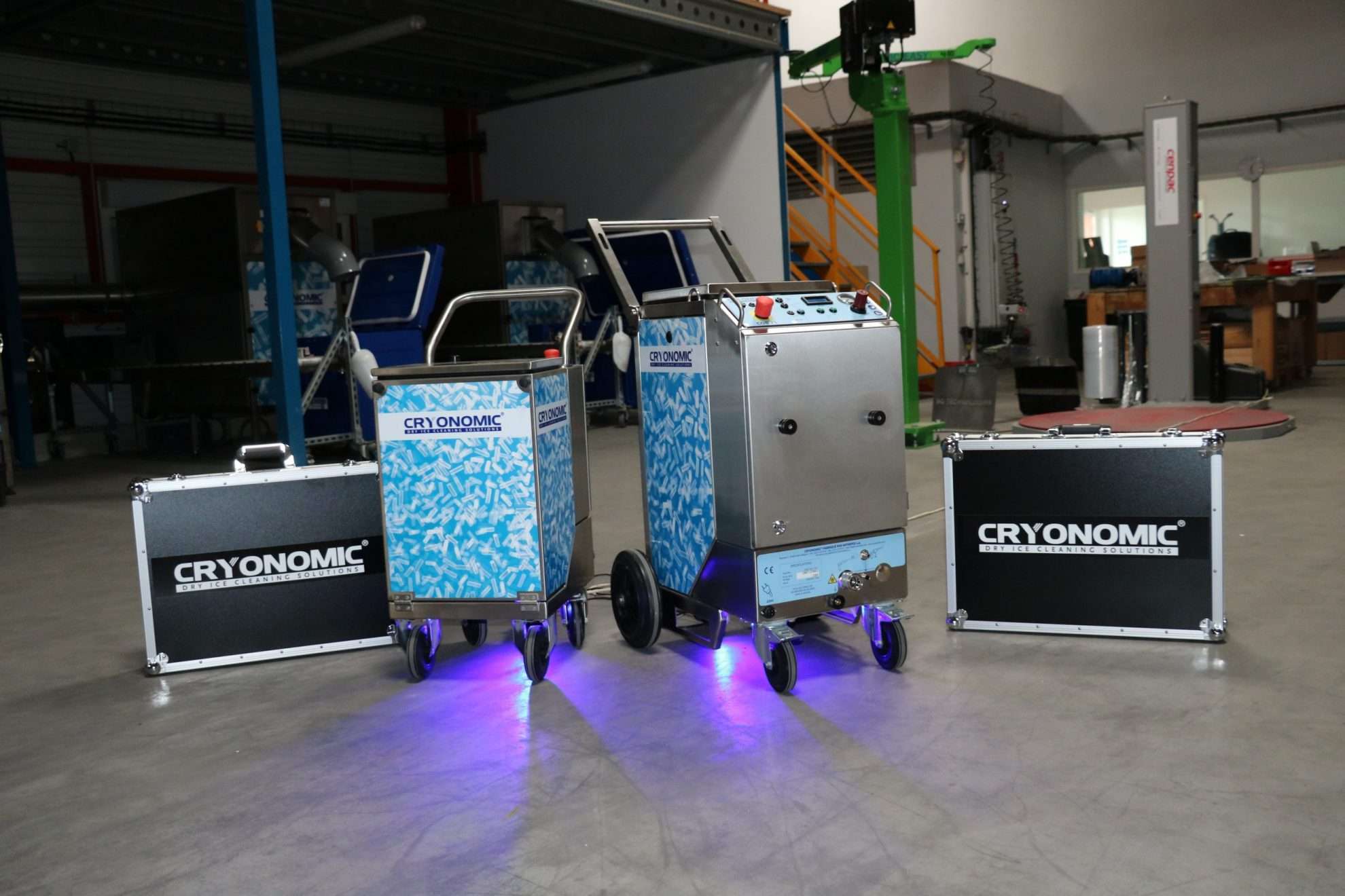 Strahlmaschinen und Zubehörkoffer