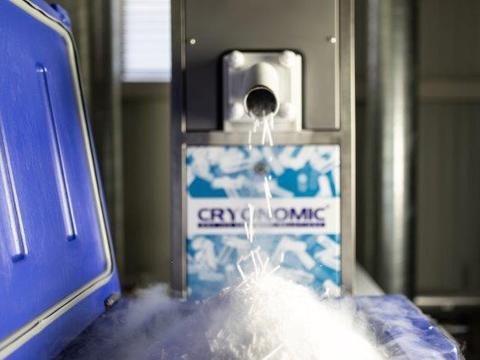 Cryonomic Trockeneis Behälter Pelletierer Pellets