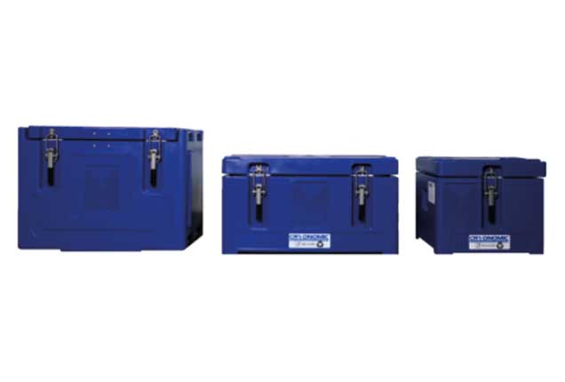 Trockeneis Behälter