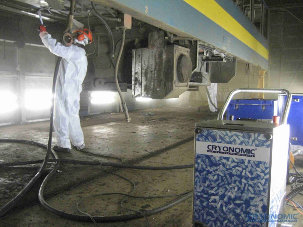 Reinigung von Zügen