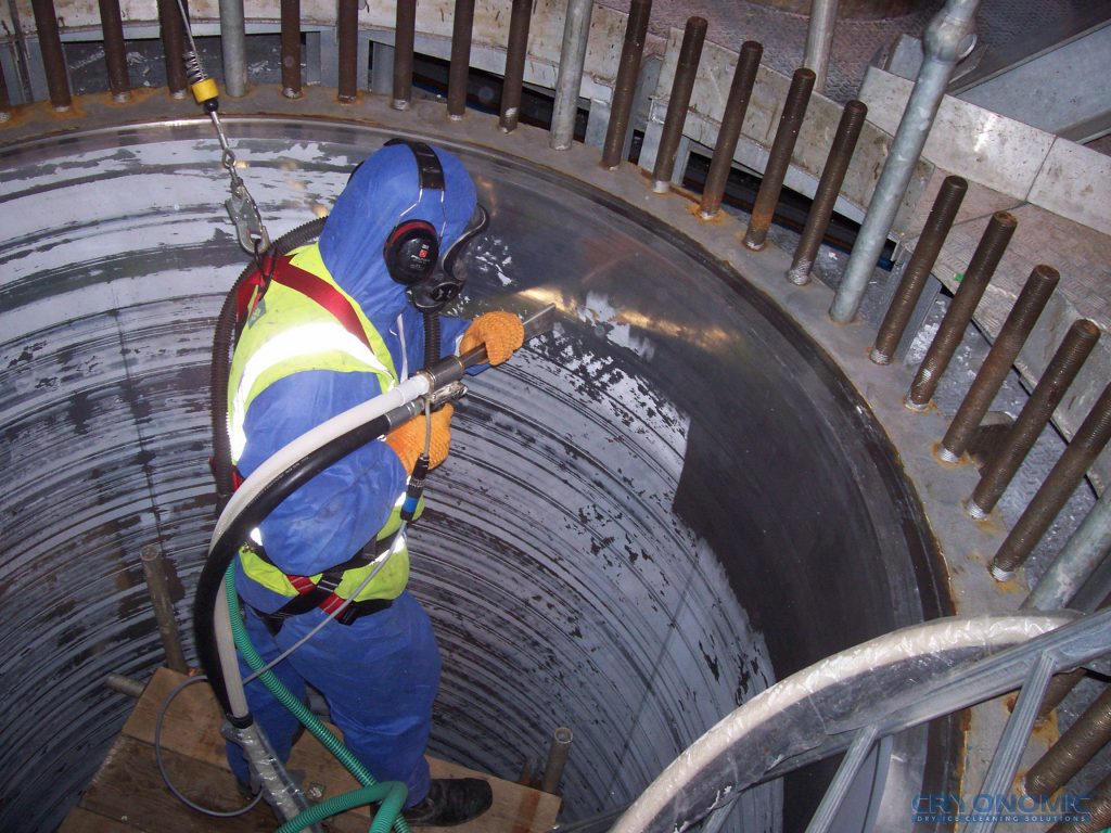 Chemie Industrie Anwendung -Entfernen eines ETFE (Ethylen-Tetrafluorethylen) Films im Tank