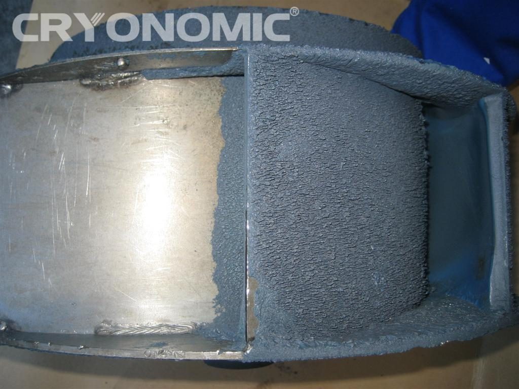 Stahlbau entlacken mit Trockeneis